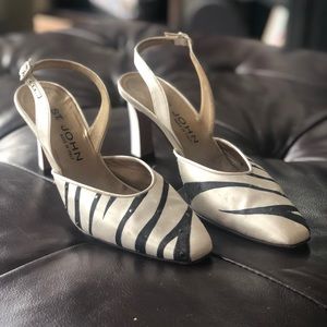 St. john Zebra pattern Heel size 8 made in italy